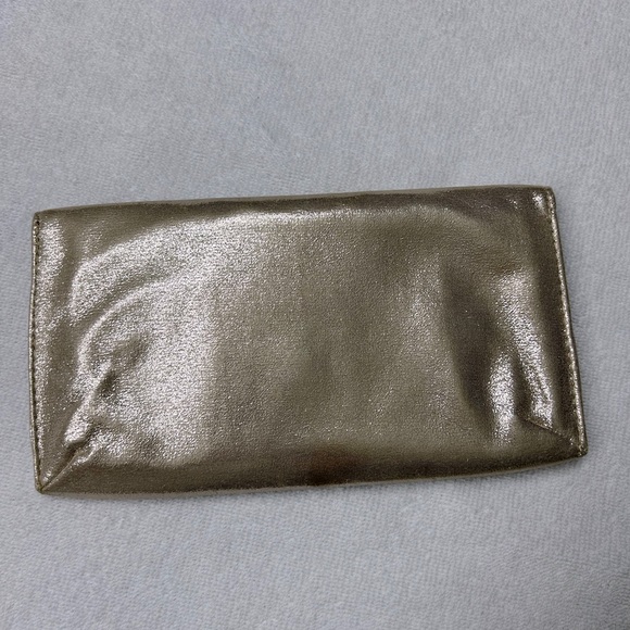 NWT. Victoria’s Secret Metallic Gold Clutch - Picture 5 of 6